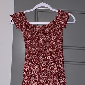 Long floral dress